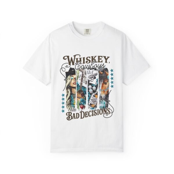 Whiskey Cowboys Bad Decisions T-shirt, Vintage Graphic Tee, Unisex Casual Wear, Perfect for Music Lovers, Festival Outfits, Everyday Comfort - Image 5