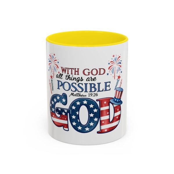 Religious Accent Mug With God All Things Are Possible Accent Coffee Mug (11, 15oz), Tshirt Gift - Image 29