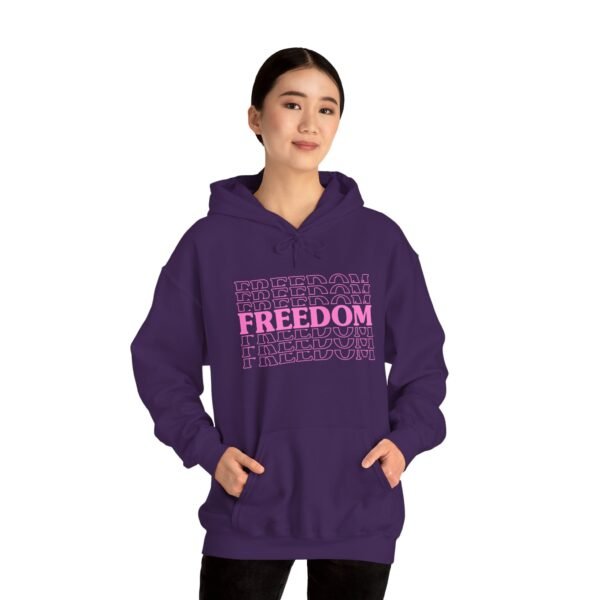 Freedom Graphic Hoodie, Inspirational Sweatshirt, Unisex Casual Wear, Everyday Comfort, Gift for Her, Motivational Apparel - Image 7
