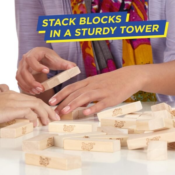 Jenga Game | The Original Wood Block Game with Gen... - Image 5