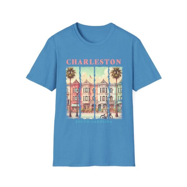 Charleston Vintage Art T-Shirt, Unisex Apparel, Souvenir Tee, Travel Shirt, Summer Fashion, Gift for City Lovers - Image 26