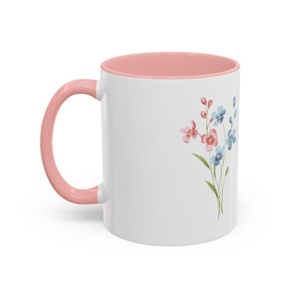 Floral Accent Coffee Mug - Perfect for Cozy Mornings, Gift for Her, Kitchen Decor, Garden Lovers, Mother's Day, Home Birthday Gift - Image 11