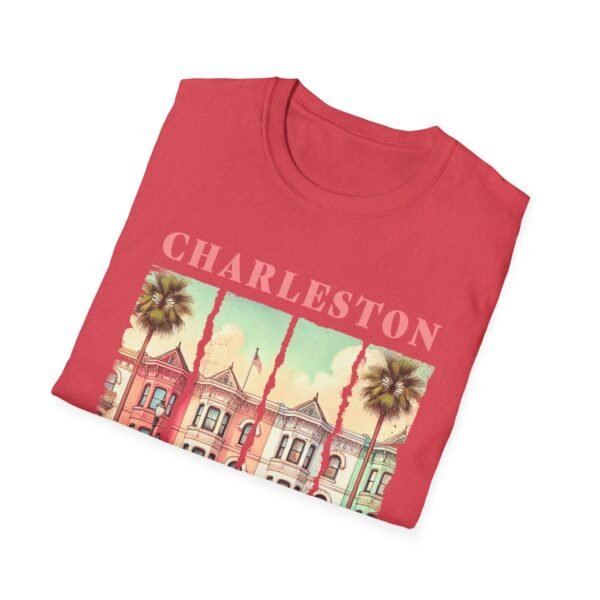 Charleston Vintage Art T-Shirt, Unisex Apparel, Souvenir Tee, Travel Shirt, Summer Fashion, Gift for City Lovers - Image 49