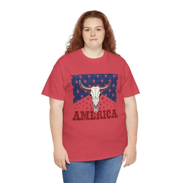 Western Americana Graphic Tee - Perfect for Summer BBQs, Patriotic Holidays, Gifts for Country Music Fans, Festival Wear, Everyday Comfort - Image 6