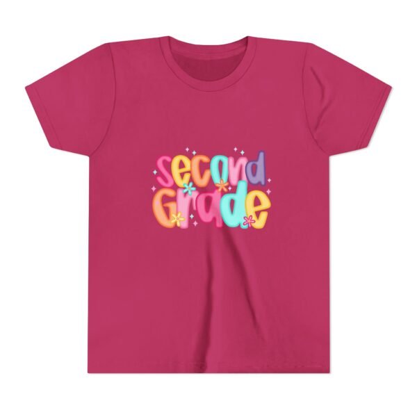 Second Grade Youth Tee, Kids Shirt, Back to School Gift, Colorful Kids Apparel, Cute Children's T-Shirt - Image 29