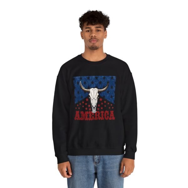 Patriotic Unisex Crewneck Sweatshirt - Americana Style, Cozy Layer, Perfect for BBQs, Fourth of July, Family Gatherings, Casual Wear - Image 12