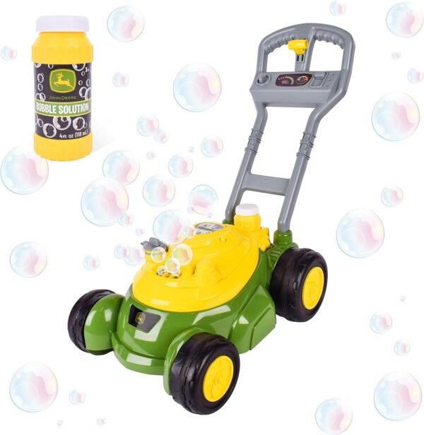 John Deere Bubble Lawn Mower for Toddlers, Bubble ... - Image 2