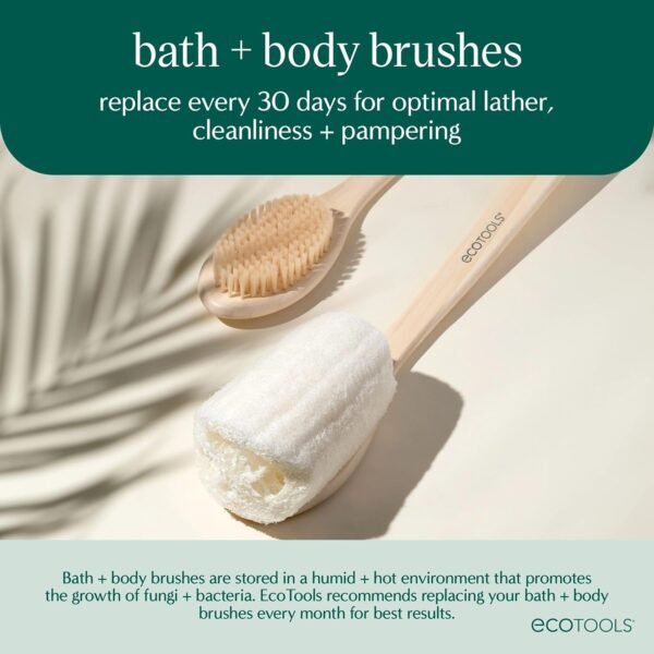 EcoTools Dry Brush, Gentle Exfoliating Scrubber fo... - Image 9