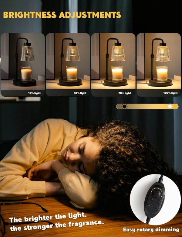 Candle Warmer Lamp with Timer Dimmable, Birthday G... - Image 4