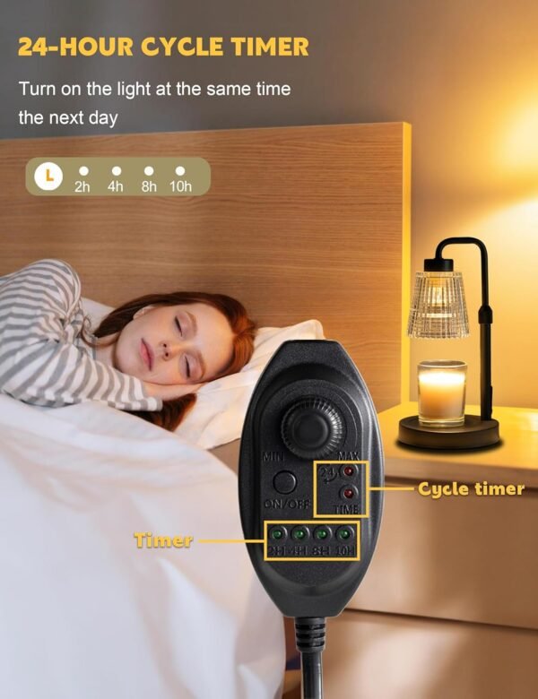Candle Warmer Lamp with Timer Dimmable, Birthday G... - Image 5
