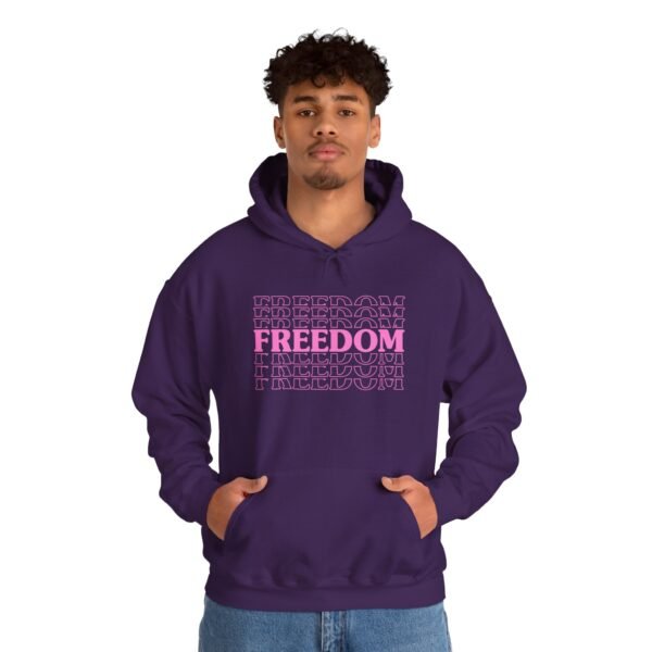 Freedom Graphic Hoodie, Inspirational Sweatshirt, Unisex Casual Wear, Everyday Comfort, Gift for Her, Motivational Apparel - Image 6
