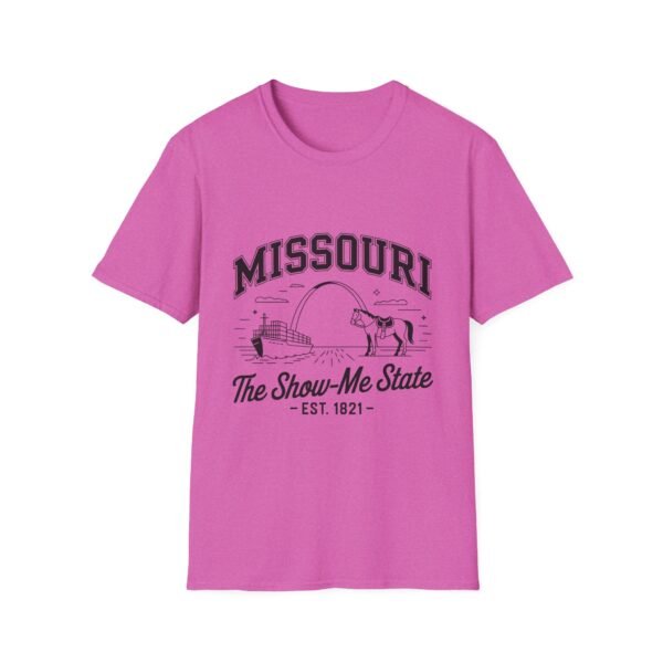 Missouri Unisex Softstyle T-Shirt, Show-Me State Tee, State Pride Shirt, Gift for Travelers, Casual Wear, Souvenir Apparel - Image 63