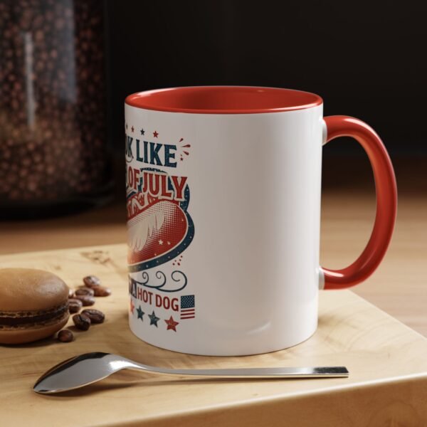 Patriotic Funny Coffee Mug - Ideal for Fourth of July Celebrations, Hot Dog Lovers, Gifts for Friends, Kitchen Decor, Fun Drinkware - Image 18