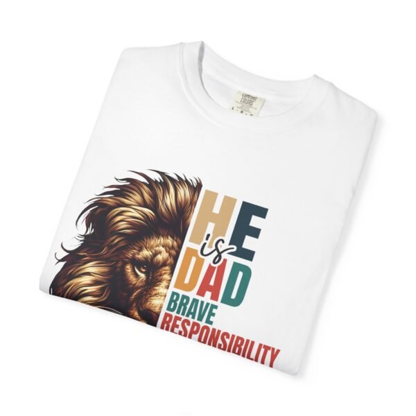 He is Dad Lion Graphic T-Shirt, Father's Day Gift, Unisex Tee, Dad Humor Shirt, Gift for Dad, Warrior Dad Apparel - Image 10