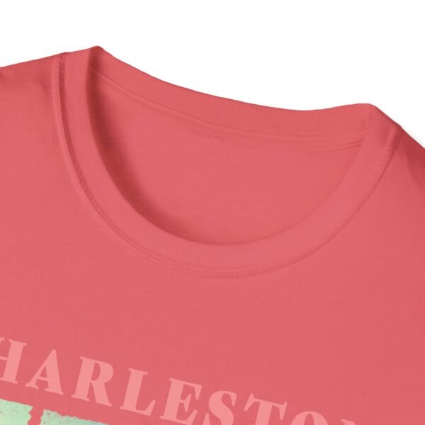Charleston Vintage Art T-Shirt, Unisex Apparel, Souvenir Tee, Travel Shirt, Summer Fashion, Gift for City Lovers - Image 3