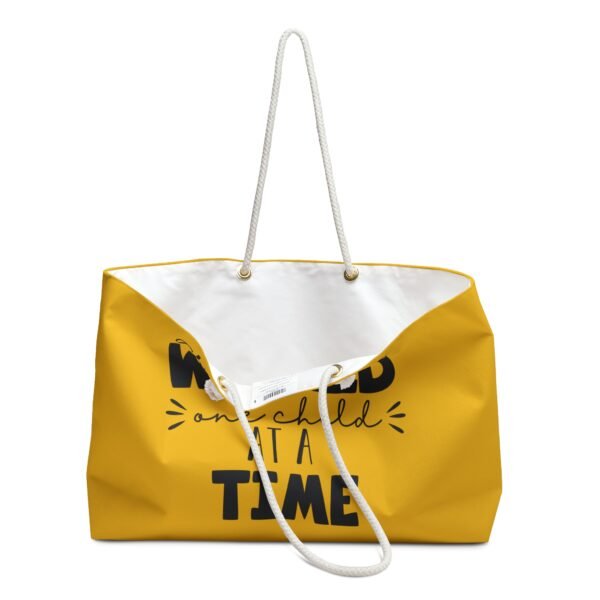 Eco-Friendly Weekender Bag | Travel Tote for Adventure, Fitness, Gifts, Summer Getaways, Beach Days, Handmade - Image 3