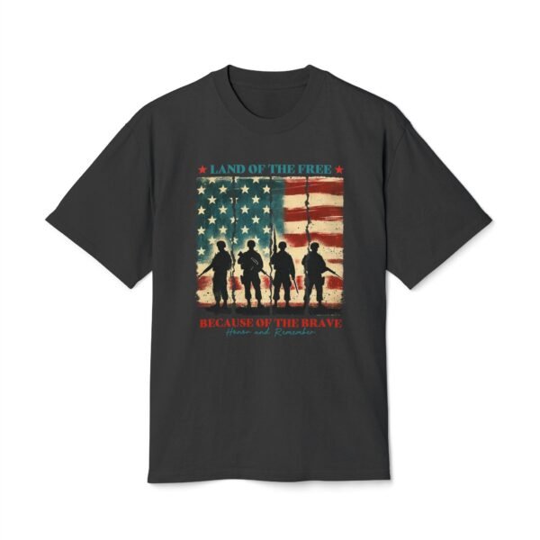 Patriotic Unisex Tee - Land of the Free - Brave American Heroes Shirt, Memorial Day Gift, Veteran's Day Tee, Independence Day Style, [...] - Image 18