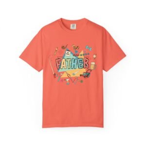 Father’s Day Garment-Dyed T-Shirt, Unisex Tee for Dad, Unique Father’s Day Gift, Casual Wear, Dad’s Special Day Apparel