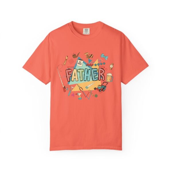 Father's Day Garment-Dyed T-Shirt, Unisex Tee for Dad, Unique Father's Day Gift, Casual Wear, Dad's Special Day Apparel