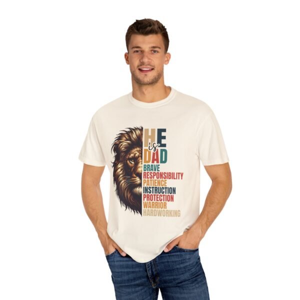 He is Dad Lion Graphic T-Shirt, Father's Day Gift, Unisex Tee, Dad Humor Shirt, Gift for Dad, Warrior Dad Apparel - Image 18