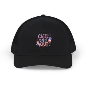 Chill 4th Out Stylish Trucker Cap – Exclusive Embroidered Design, Perfect for Gifts, Daily Wear, Outdoor Activities, Summer Vibes, Trendy Accessories
