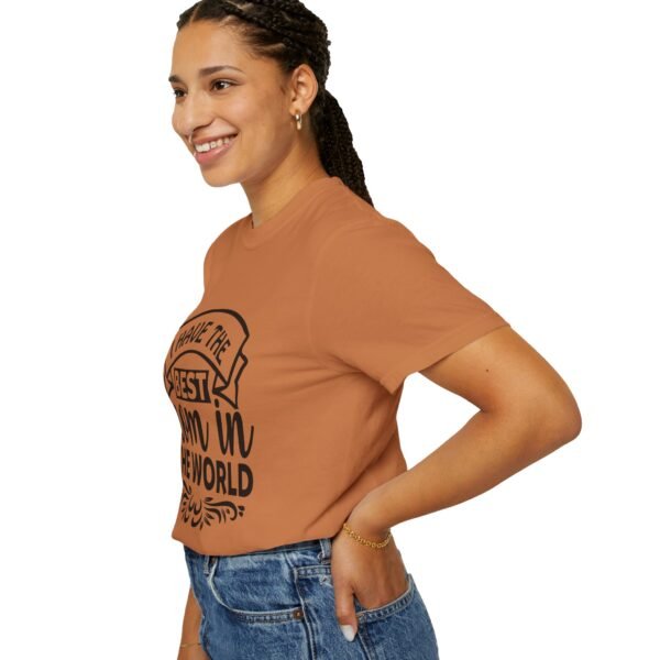 Best Mom in the World T-Shirt, Gift for Mom, Mother's Day Tee, Unisex Garment-Dyed Shirt, Family Celebration Clothing - Image 48