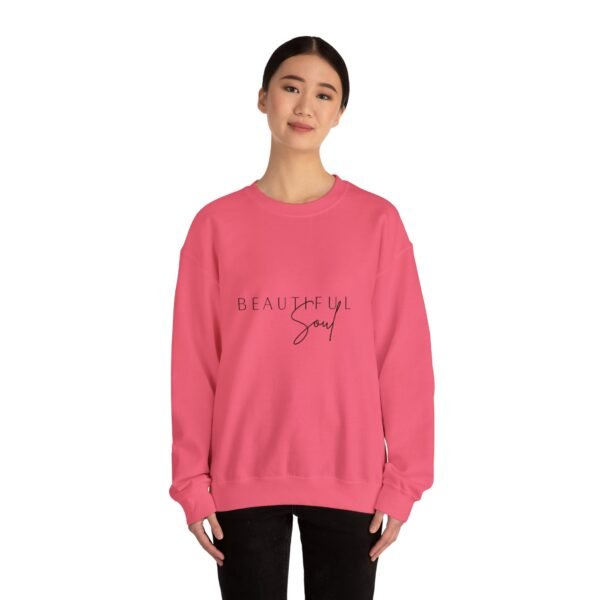 Beautiful Soul Crewneck Sweatshirt, Cozy Unisex Jumper, Inspirational Gift for Her, Comfortable Lounge Wear, Perfect for Everyday - Image 44