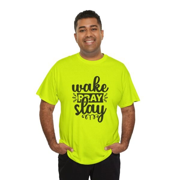 Wake, Slay, Repeat Unisex Heavy Cotton Tee | Motivational Shirt | Casual Wear | Gift for Her | Inspirational Gift | Everyday Tee - Image 7