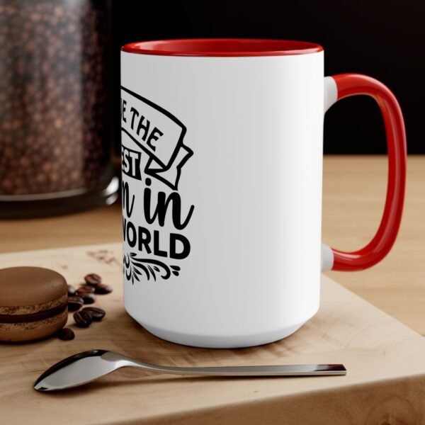 Best Mom Accent Mug - Gift for Mother's Day, Coffee Lover, Cute Ceramic Cup, Personalized Present, Thoughtful Reminder - Image 4