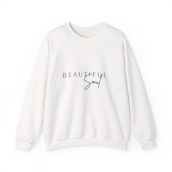 Beautiful Soul Crewneck Sweatshirt, Cozy Unisex Jumper, Inspirational Gift for Her, Comfortable Lounge Wear, Perfect for Everyday - Image 6