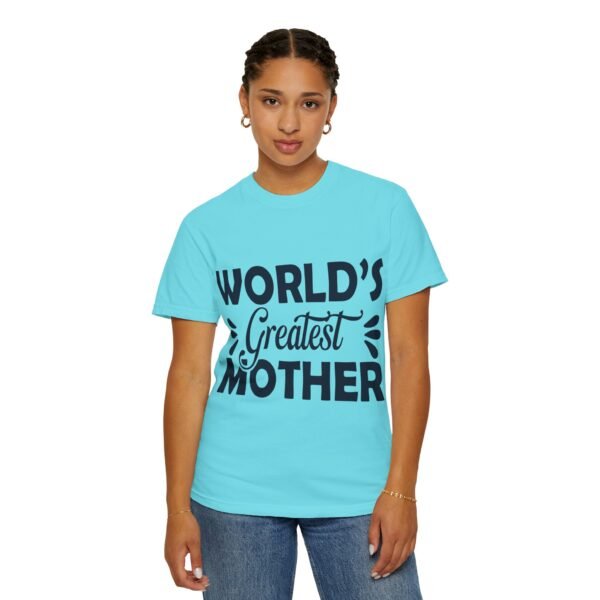 WORLD'S GREATEST MOTHER Unisex T-Shirt, Gift for Mom, Birthday Celebration, Mother's Day Apparel, Casual Everyday Wear