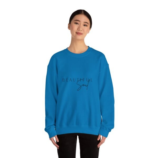 Beautiful Soul Crewneck Sweatshirt, Cozy Unisex Jumper, Inspirational Gift for Her, Comfortable Lounge Wear, Perfect for Everyday - Image 34