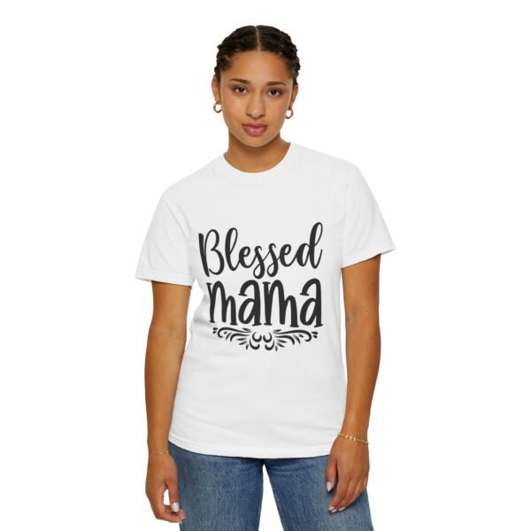 Blessed Mama T-Shirt, Gift for Moms, Family Gathering Apparel, Baby Shower Outfit, Everyday Casual Wear - Image 9