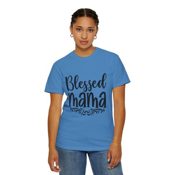 Blessed Mama T-Shirt, Gift for Moms, Family Gathering Apparel, Baby Shower Outfit, Everyday Casual Wear - Image 44