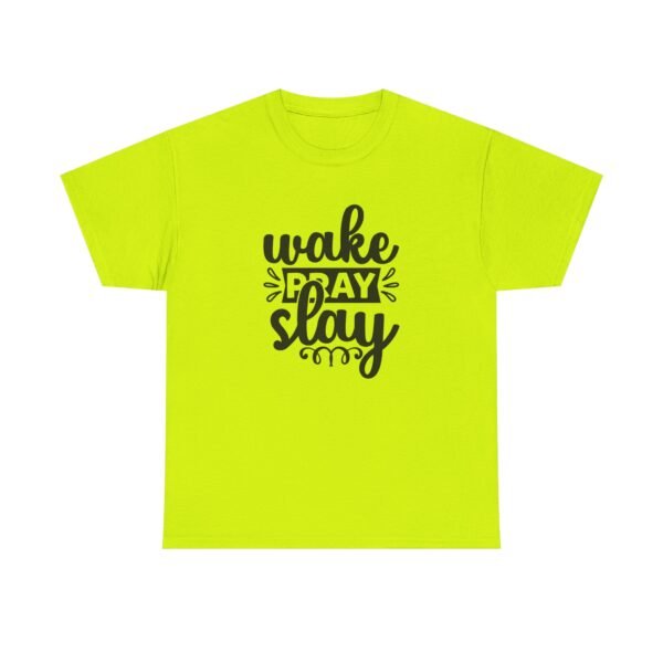 Wake, Slay, Repeat Unisex Heavy Cotton Tee | Motivational Shirt | Casual Wear | Gift for Her | Inspirational Gift | Everyday Tee - Image 2