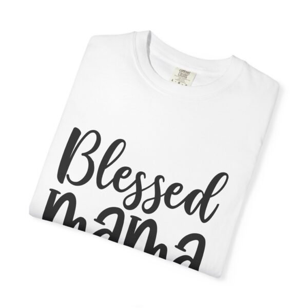 Blessed Mama T-Shirt, Gift for Moms, Family Gathering Apparel, Baby Shower Outfit, Everyday Casual Wear - Image 8