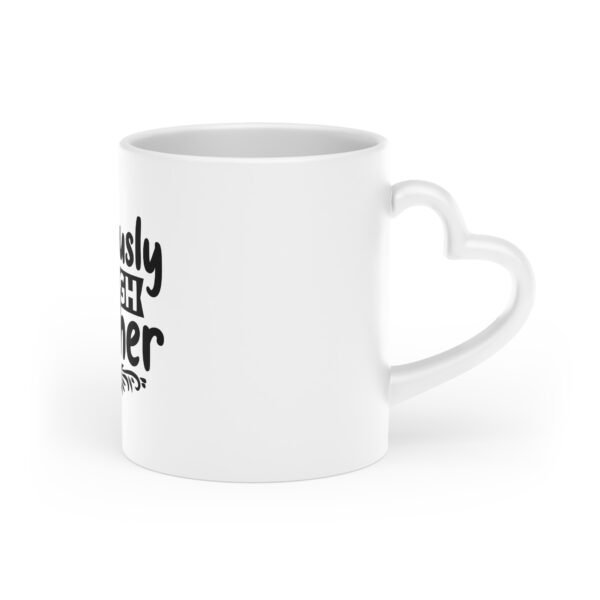 Heart-Shaped Mug for Tough Mothers, Gift for Mom, Unique Coffee Cup, Funny Mother's Day Present, Inspirational Drinkware - Image 4