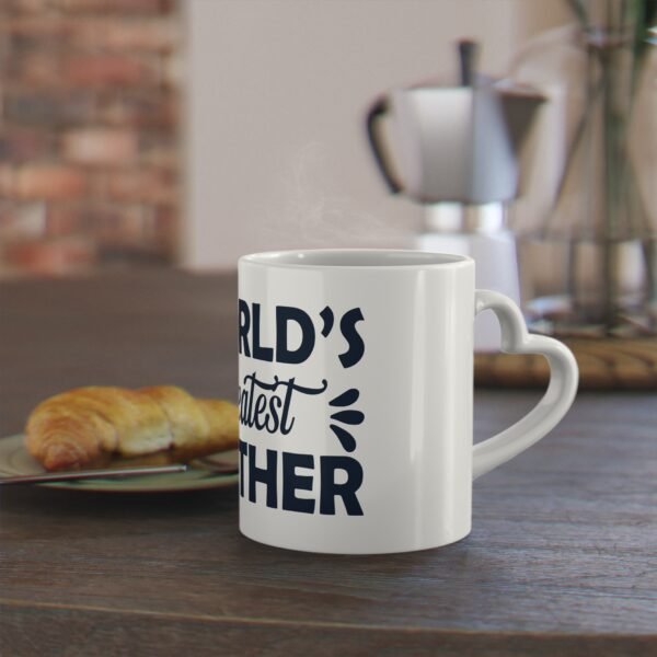 Heart-Shaped Mug for World's Greatest Mother, Unique Gift for Mom, Birthday Present, Mother's Day Cup, Cute Kitchen Decor - Image 6