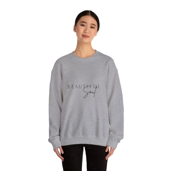Beautiful Soul Crewneck Sweatshirt, Cozy Unisex Jumper, Inspirational Gift for Her, Comfortable Lounge Wear, Perfect for Everyday - Image 14