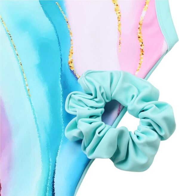 Gymnastics Leotards for Girls With Shorts Sparkly ... - Image 5
