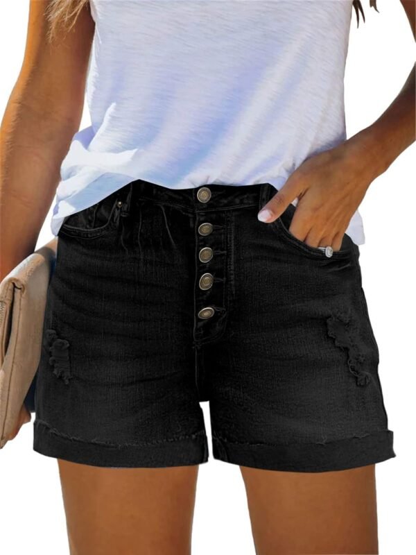 MixShe Shorts for Women 2025 Denim Pants Womens Je... - Image 2