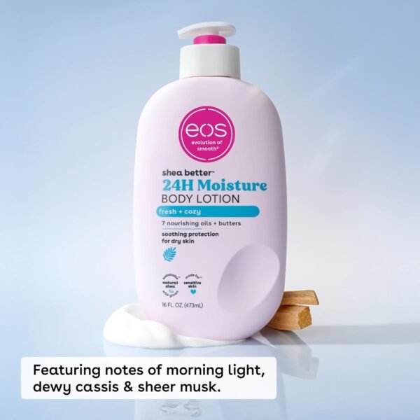 eos Shea Better Body Lotion- Fresh & Cozy, 24-Hour... - Image 3