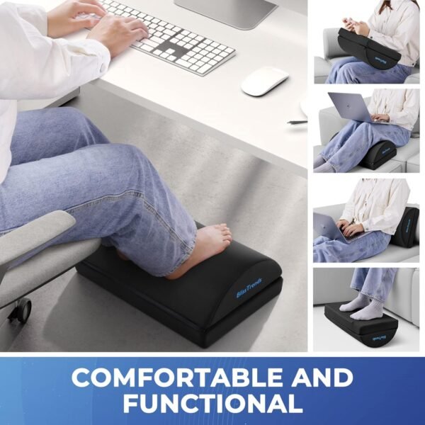 BlissTrends Foot Rest for Under Desk at Work-Versa... - Image 7