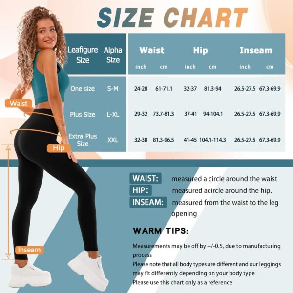 SINOPHANT High Waisted Leggings with Pockets Women... - Image 7