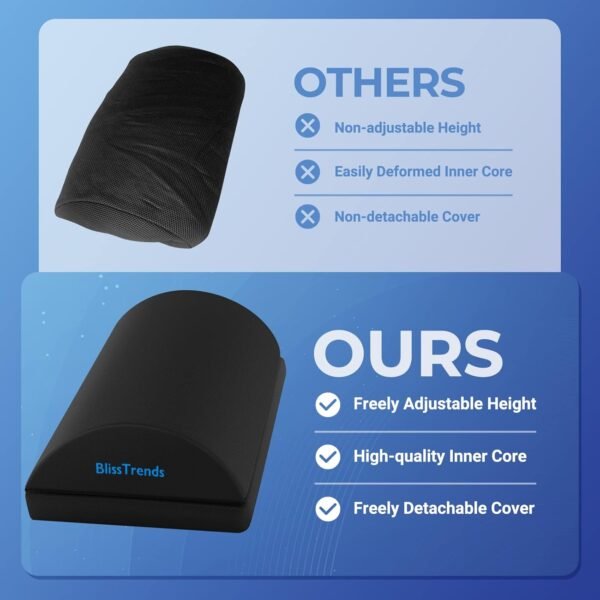 BlissTrends Foot Rest for Under Desk at Work-Versa... - Image 6