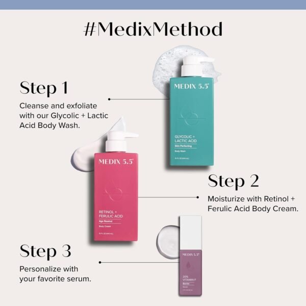 Medix 5.5 Retinol Body Lotion Firming Moisturizer ... - Image 6
