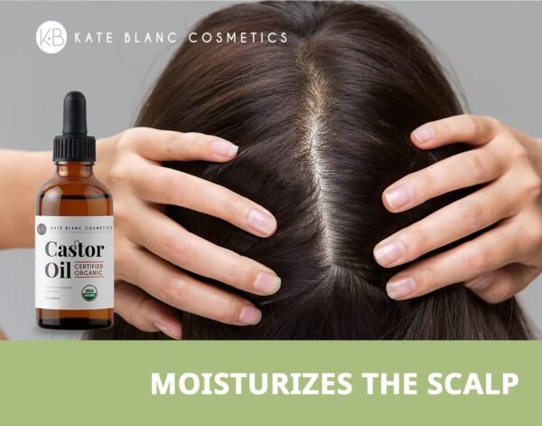 Kate Blanc Cosmetics Castor Oil Organic (2oz), 100... - Image 6