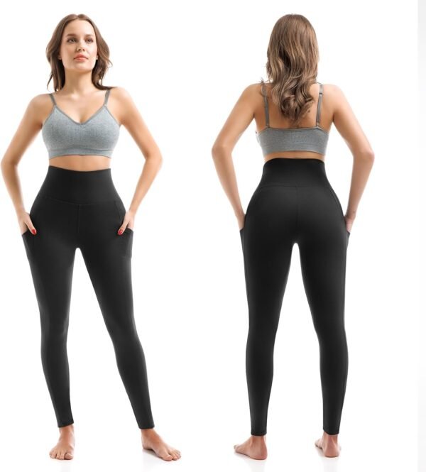 SINOPHANT High Waisted Leggings with Pockets Women... - Image 3