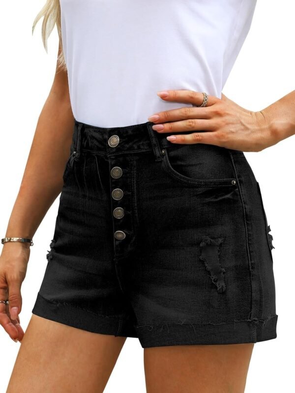 MixShe Shorts for Women 2025 Denim Pants Womens Je... - Image 4