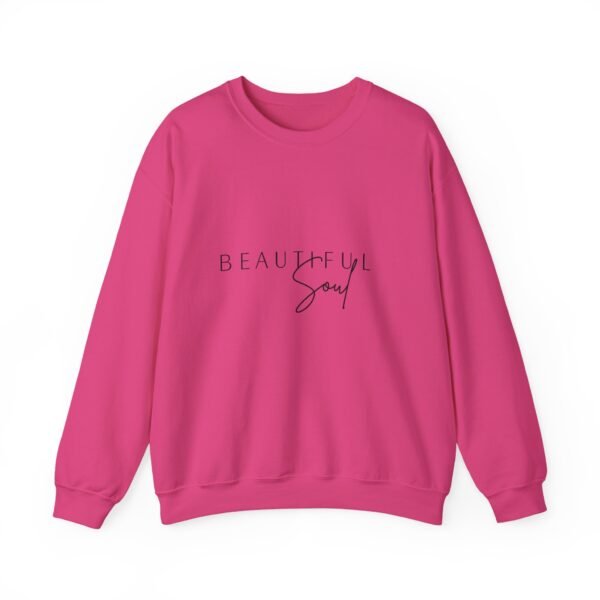 Beautiful Soul Crewneck Sweatshirt, Cozy Unisex Jumper, Inspirational Gift for Her, Comfortable Lounge Wear, Perfect for Everyday - Image 2